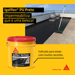 Sika Igolflex® PU Preto - BD 18KG