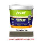 Rejunte Acrílico Portokoll - Cinza Sideral 1KG