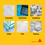 Sikaflex®-101 Sela Plus Cinza - CT250ml