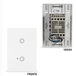 CONJUNTO 4X2 COM INTERRUPTOR TOUCH INTELIGENTE CONEXÃO WIFI- ALEXA COR BRANCO MARCA MARGIRIUS