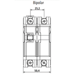 Disjuntor Nema Preto 2P Bipolar Marca Soprano