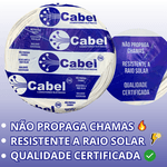 Rolo de Cabo Para Câmera De Segurança com 100m Bipolar Externo Liga De Cobre 87% Marca - Cabel 