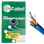 Cabo de Rede CFTV Azul Para Internet 4 Pares 24AWG Liga de Cobre