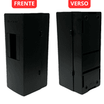 Caixa Sobrepor Para 1 Disjuntor DIN PVC Externa Para Instalação de Ar Condicionado Cor Preta Fosca Margirius