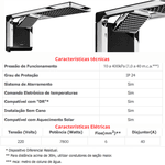 Chuveiro Acqua Duo Ultra Elétrico de Parede Moderno Lorenzetti 