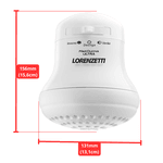 Chuveiro Maxi Ducha Ultra Elétrico Potência 5500w Branco Lorenzetti