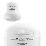 Chuveiro Maxi Ducha Ultra Elétrico Potência 5500w Branco Lorenzetti