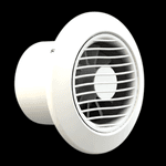 Exaustor Residencial Areo e Banheiro Venti Delta cor Branco Voltagem Bivolt Tamanhos 10cm 15cm e 25cm