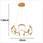 Lustre Pendente Moderno 48w Bivolt 3 temperaturas de cores LP-022D