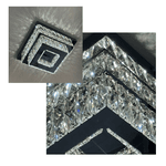 Lustre Plafon Cristal de LED Sobrepor 30x30cm Brilhante 8993