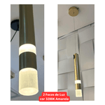Pendente Tudo Moderno Led 7w Dourado lluz 3200K Amarela CD230591D