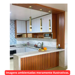 Pendente Tudo Moderno Led 7w Dourado lluz 3200K Amarela CD230591D