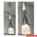 Pendente Luminária Moderno Cromado Prata 7w Luz Amarela 3000k DCD02141