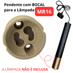 Pendente Piazzi Tubo Cilíndrico Modermo com Detalhe em Dourado 40cmX6cm - Marca AstraLED