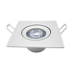 SPOT EMBUTIR LED 12W QUADRADO 14CM BIVOLT