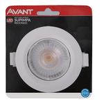 SPOT EMBUTIR LED 5W REDONDO BRANCO BIVOLT