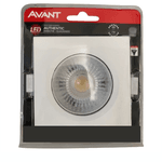 SPOT EMBUTIR LED 5W QUADRADO BRANCO BIVOLT