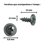 Caixa Passagem Para Ar Condicionado Split com Tampa