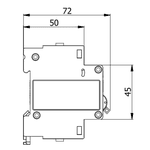 Disjuntor Din Mini Bipolar 3ka Curva C Marca Soprano 