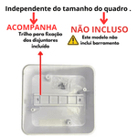 Quadro Distribuição de Sobrepor em Parede para Disjuntores Din Force Line