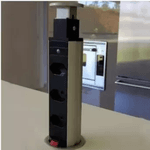 Torre de Tomadas com 3 Tomadas para Mesa e Mármores Embutir -Marca RENNA Original