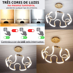 Lustre Pendente Moderno 48w Bivolt 3 temperaturas de cores LP-022D