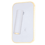 Arandela Luminária Cabeceira de Cama Branca Led 10W Delis DS8187