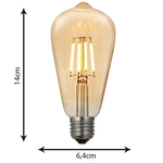 Lâmpada Led Filamento Bivolt GMH Trade LST64-SC-4W