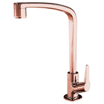 Torneira Cozinha de Mesa Bica Móvel 1/4 Rose Gold RG F71 Lorenzetti 7111104