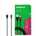 CABO USB-C 1,2M PVC PRETO INTELBRAS