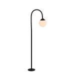 ESPETO 60CM C/ GLOBO LEITOSO 12CM PRETO 1XG9