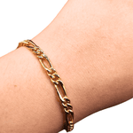 Pulseira Elo 3x1 em Ouro 18k 