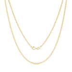 Corrente Groumet 70cm em Ouro 18k