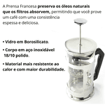 Cafeteira French Press Preziosa Bialetti 350 ml