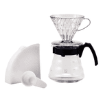 Cafeteira Hario V60 Vcnd 02 Manual Preta De Filtro