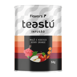 Chá de Maçã e Hibisco, Berry Orange, Capim Limão e Morango 150 g