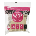 Filtro de Papel Natural para Hario V60 01 - 100 Unidades