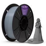 Filamento PLA Cinza Claro Velvet Premium - 1kg Voolt3d