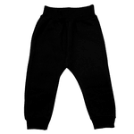 Conjunto bebê moletom mescla bichinho óculos e calça preta