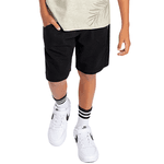 Conjunto camiseta mescla folhagem e bermuda preta Fakini 