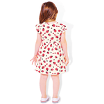 Vestido off white joaninhas Fakini
