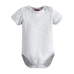 Jardineira bebê azul marinho caranguejo com body mescla white Kyly