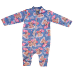 Macacão pijama azul ursinhos