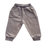 Conjunto bebê moletom rosa e calça mescla ursinho 