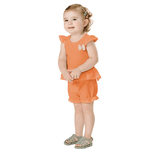 Conjunto bebê laranja fantasy Kiko e Kika 