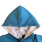 Macacão matelassê azul intenso coala Kiko Baby 