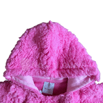 Macacão de pelo rosa brocado ursinho Kiko Baby