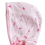 Macacão de pelo rosa claro coração com capuz Kiko Baby