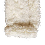 Macacão de pelo off white ursinho com capuz Kiko Baby