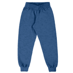 Conjunto moletom blusão mescla silver space e calça azul Marlan 